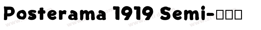 Posterama 1919 Semi字体转换